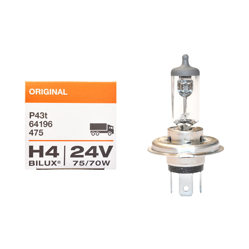 Halogen bulb (Osram) H4 24V 75/70W BILUX P43T
